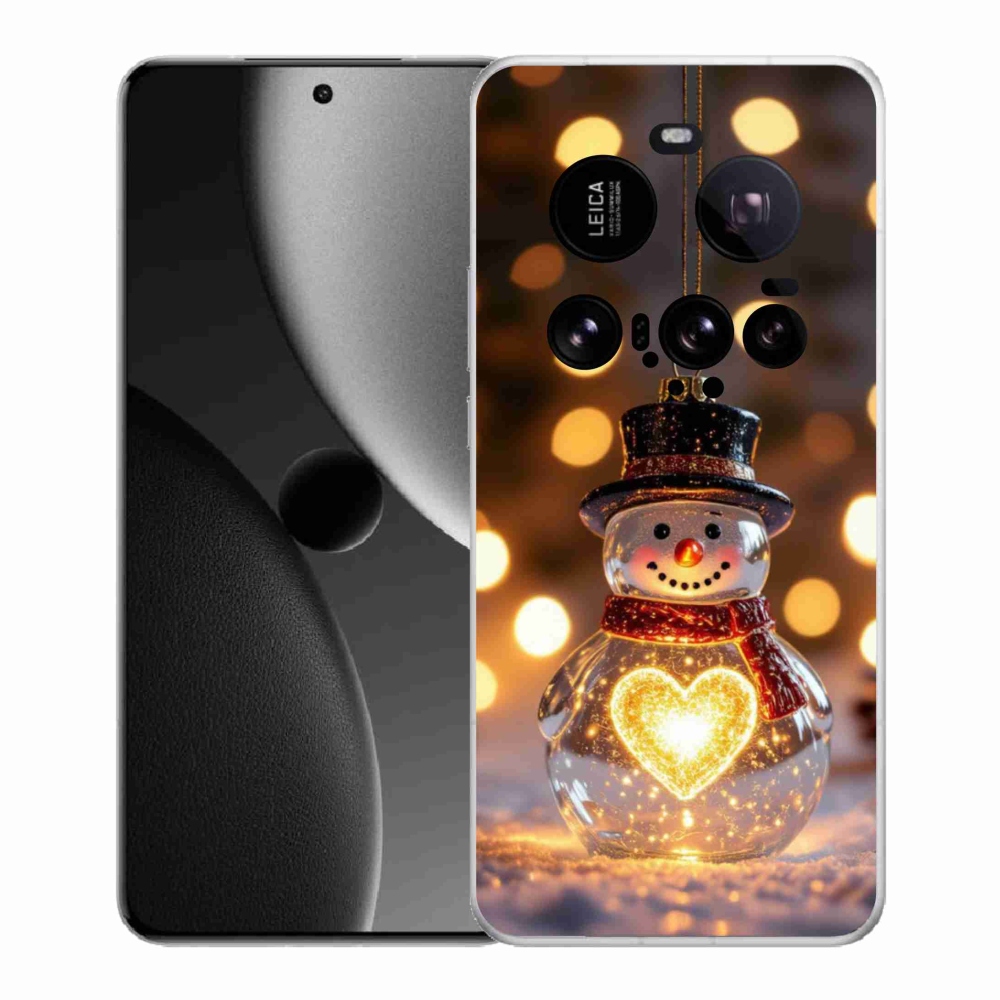 Gél borítás mmCase a Xiaomi 15 Ultra számára - karácsonyi hóember