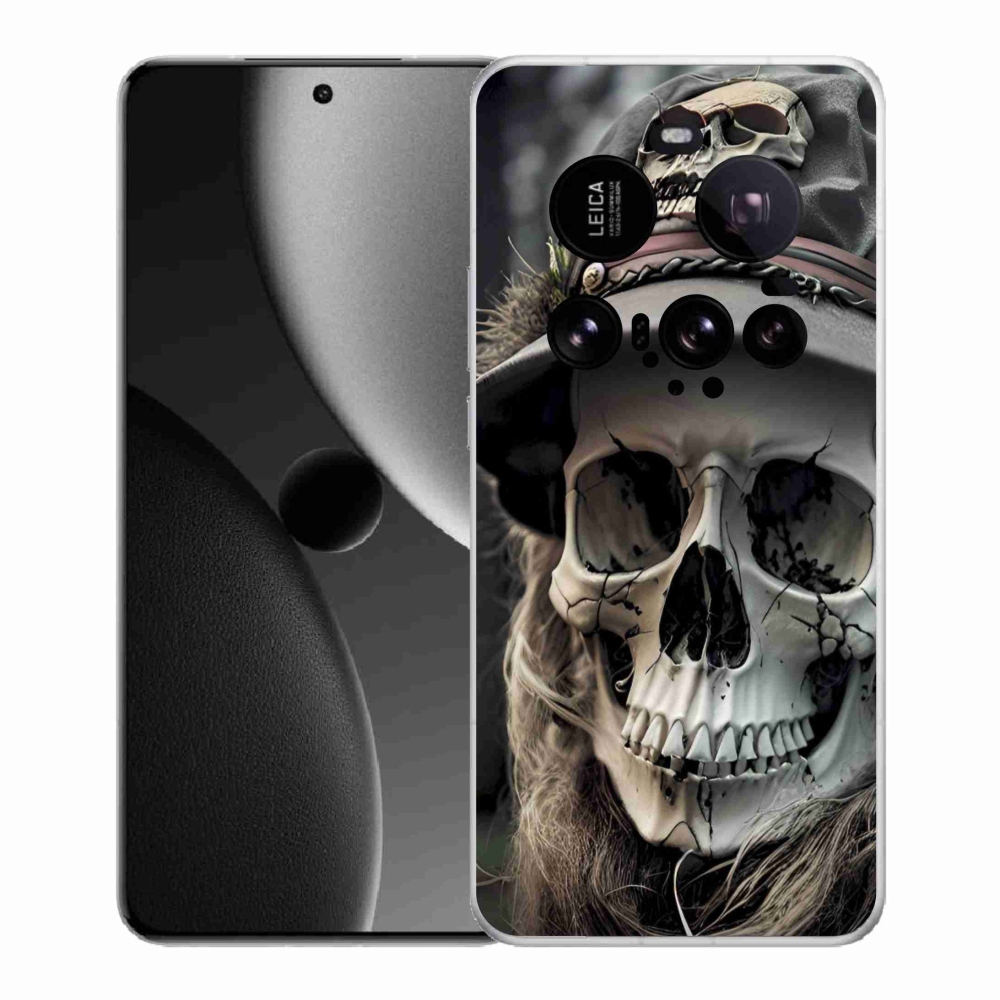 Gél borítás mmCase a Xiaomi 15 Ultra számára - sötét koponya