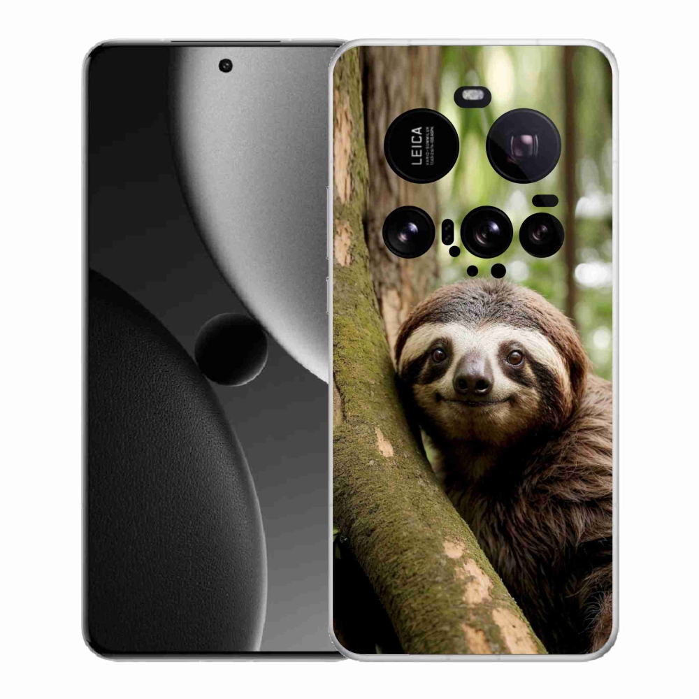 Gél borító mmCase a Xiaomi 15 Ultra - mosolygó lajhárhoz