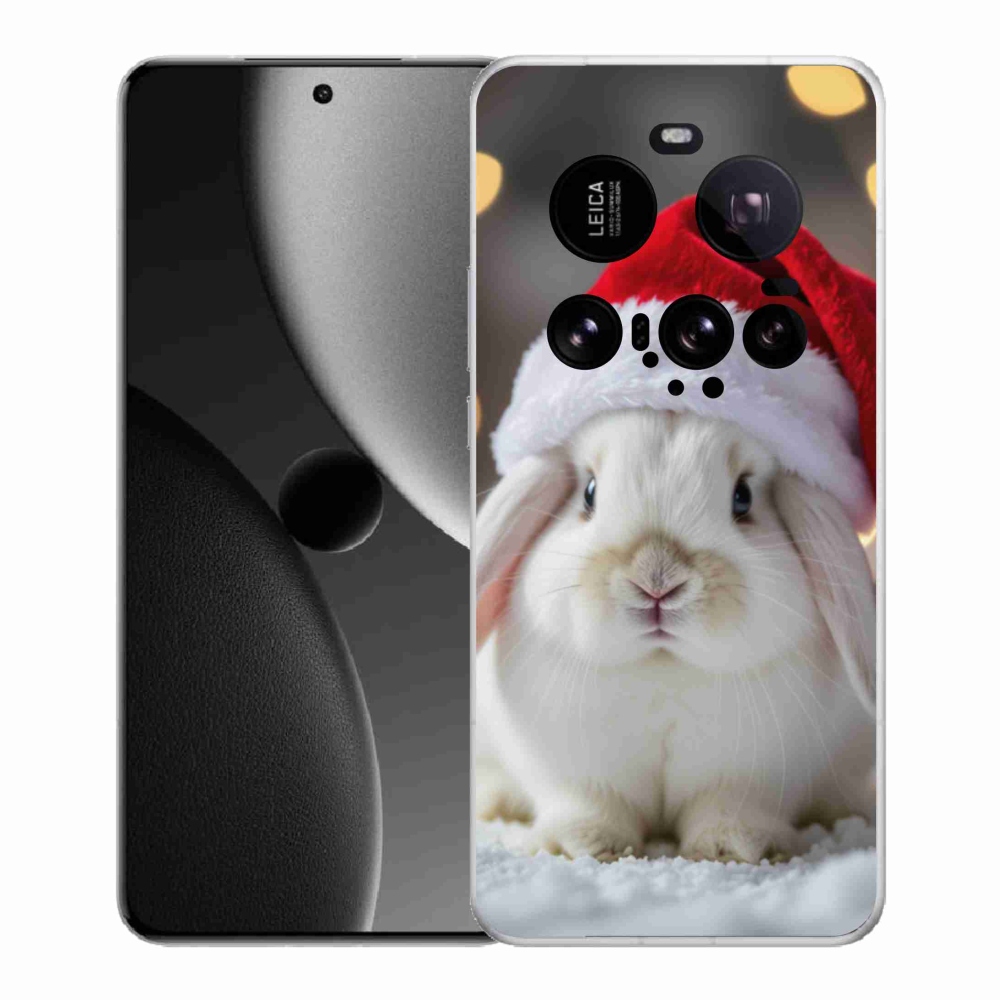 Gél borítás mmCase a Xiaomi 15 Ultra számára - karácsonyi nyuszi
