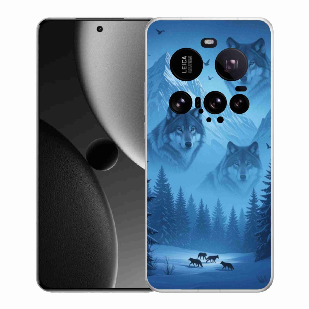 Zselés borítás mmCase a Xiaomi 15 Ultra számára - farkas csomag