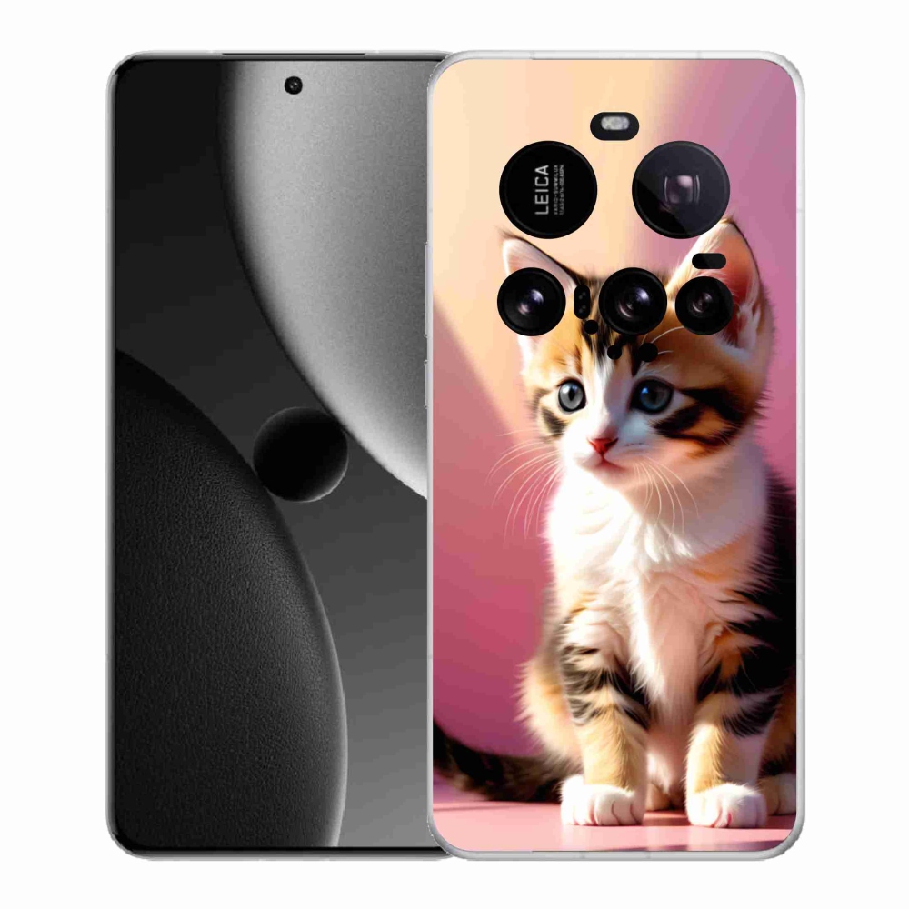 Gél borítás mmCase a Xiaomi 15 Ultra számára - kíváncsi cica 2
