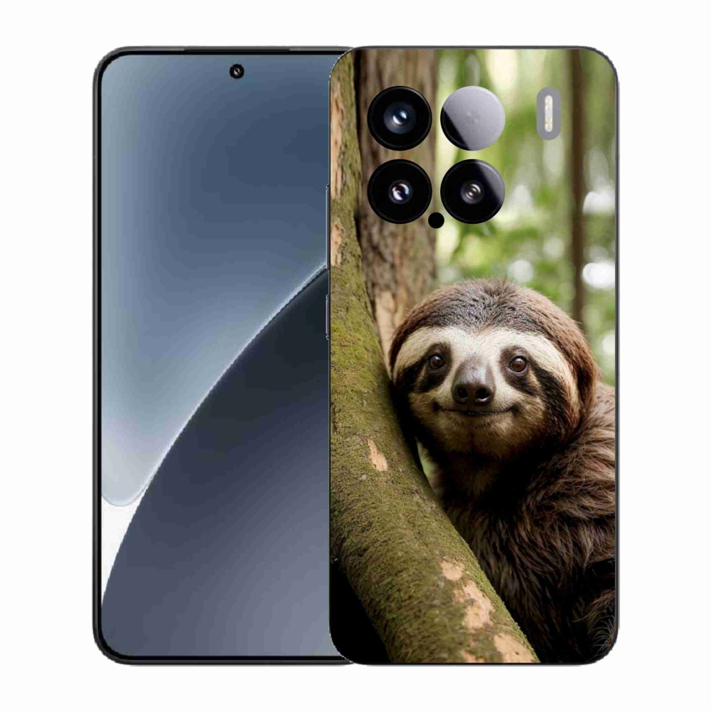 Gél borító mmCase a Xiaomi 15 - mosolygó lajhárhoz