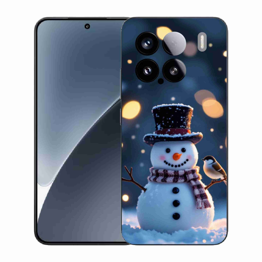 Gél borító mmCase a Xiaomi 15-öshöz - Karácsonyi hóember