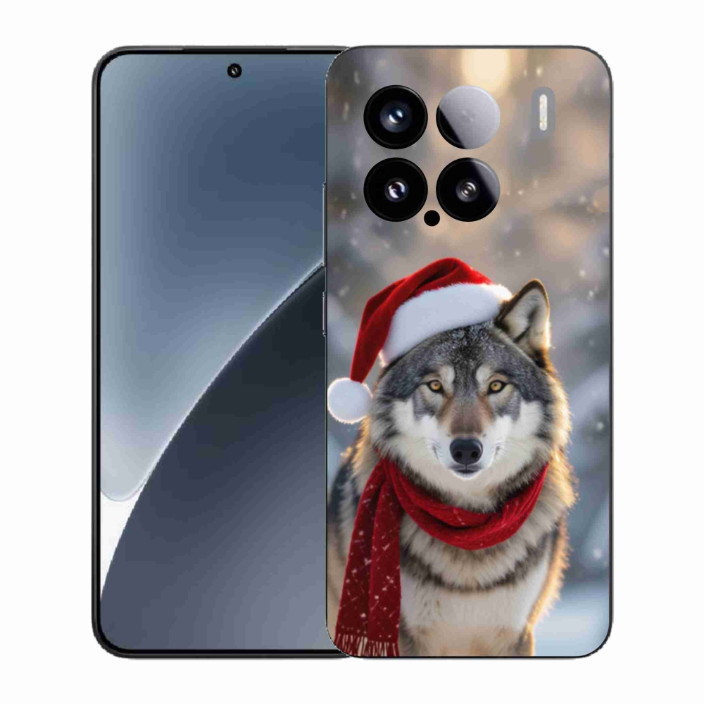 Gél borítás mmCase a Xiaomi 15-hez - Karácsonyi farkas