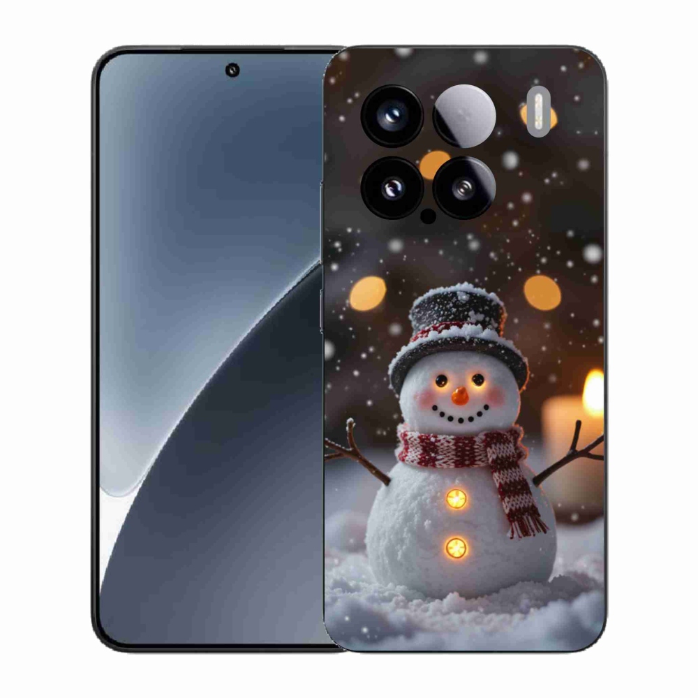 Gél borító mmCase a Xiaomi 15-öshöz - boldog hóember