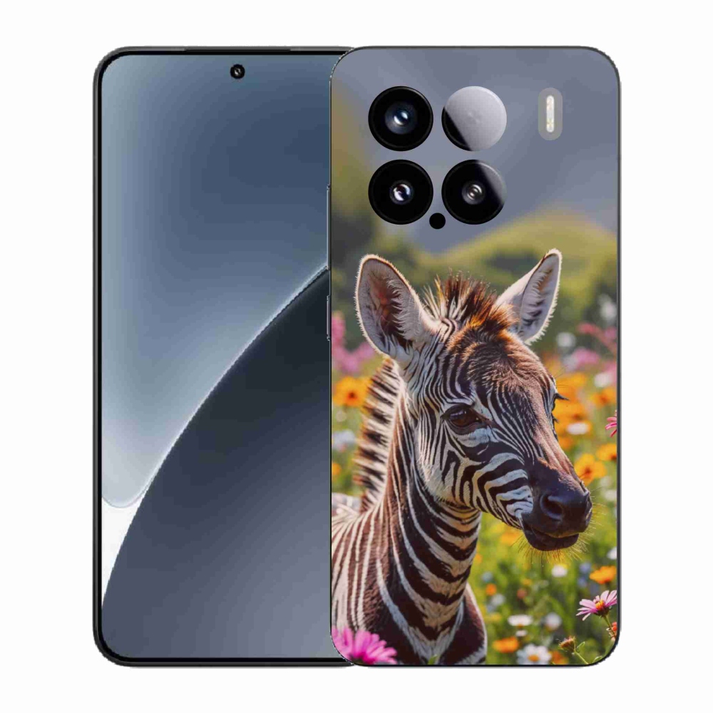 Gél borító mmCase a Xiaomi 15-öshöz - zebra a réten