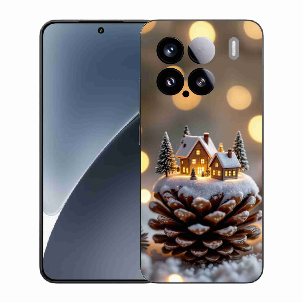 Gél borító mmCase a Xiaomi 15 - téli falu számára