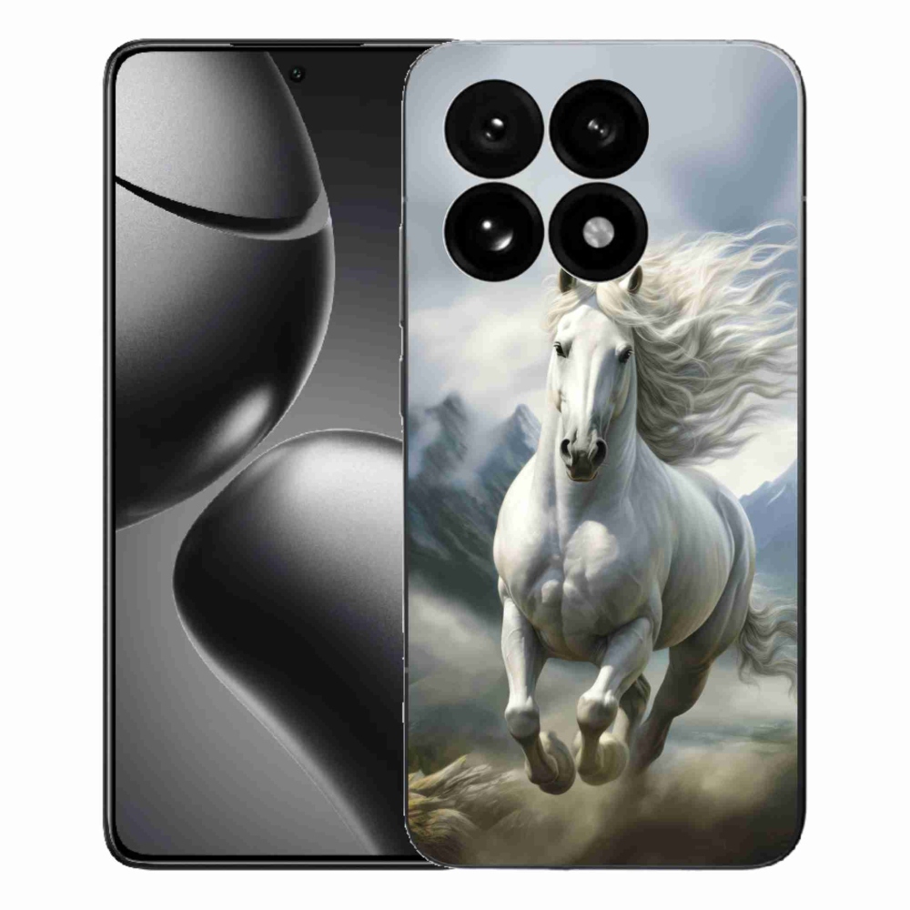Gél borító mmCase a Xiaomi 15T-hez - futó fehér ló 3