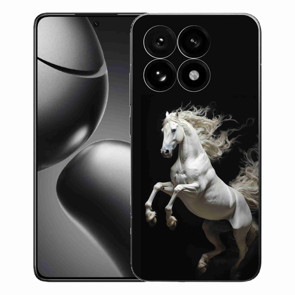 Gél borítás mmCase a Xiaomi 15T-hez - fehér ló 4