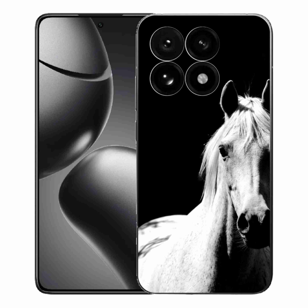 Gél borítás mmCase a Xiaomi 15T-hez - fehér ló 5