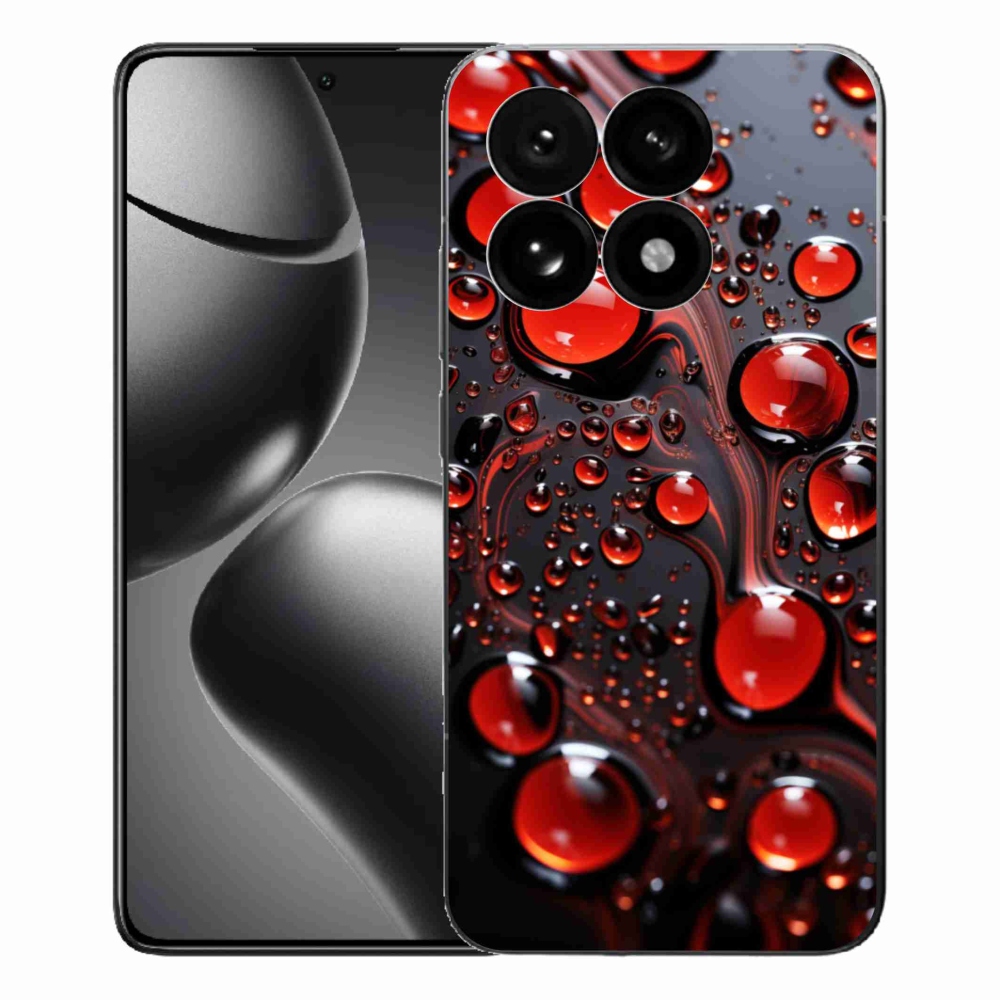 Gél borítás mmCase a Xiaomi 15T-hez - piros csepp 2