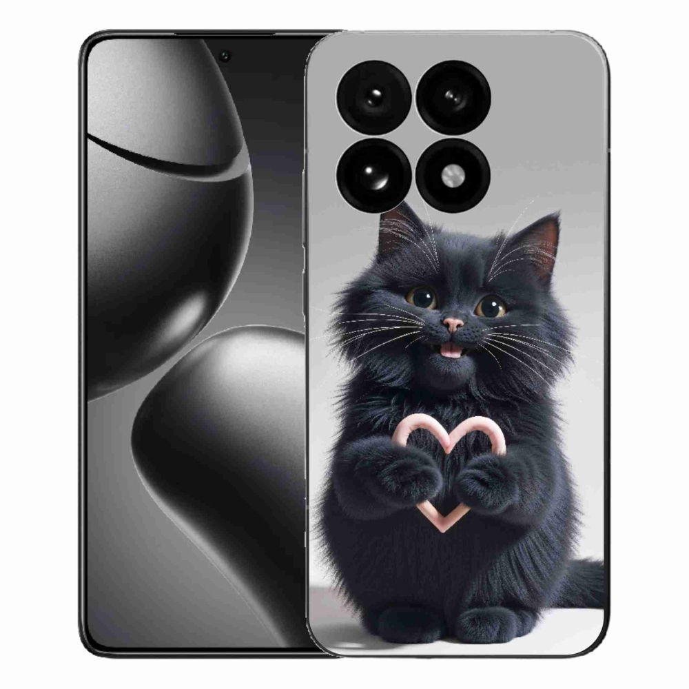 Gél borító mmCase a Xiaomi 15T-hez - macska szeretet 3