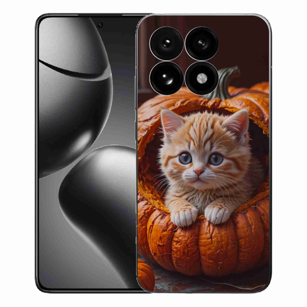 Gél borítás mmCase a Xiaomi 15T-hez - cica és tök 2