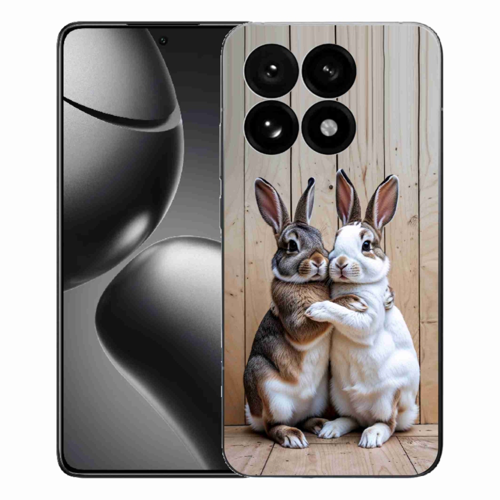 Gél borítás mmCase a Xiaomi 15T-hez - nyúl pár