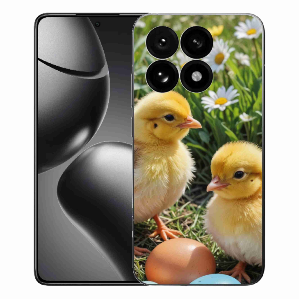 Gél borítás mmCase a Xiaomi 15T-hez - csirkék