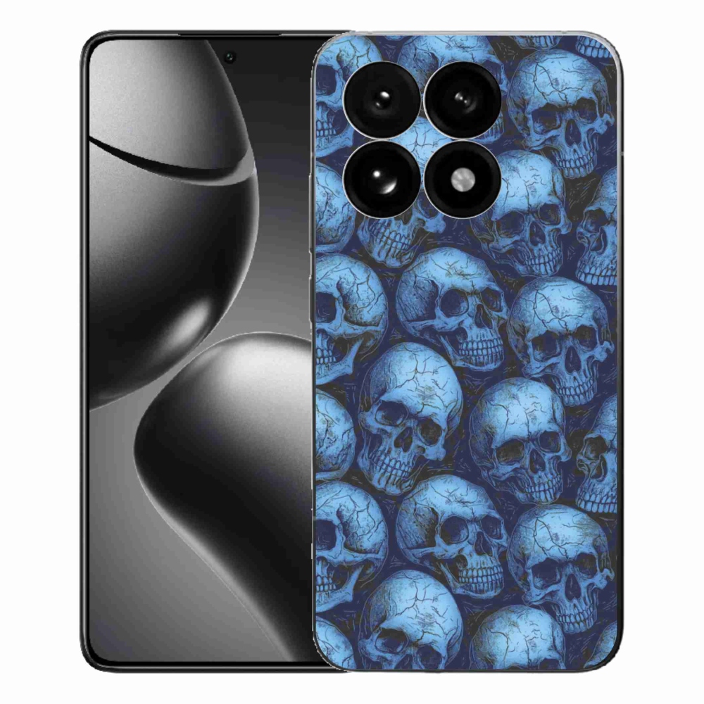 Gél borítás mmCase a Xiaomi 15T-hez - koponyák