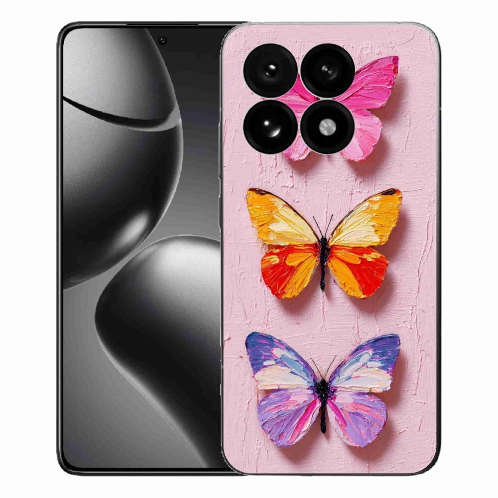 Gél borító mmCase a Xiaomi 15T-hez - pillangó szentháromság