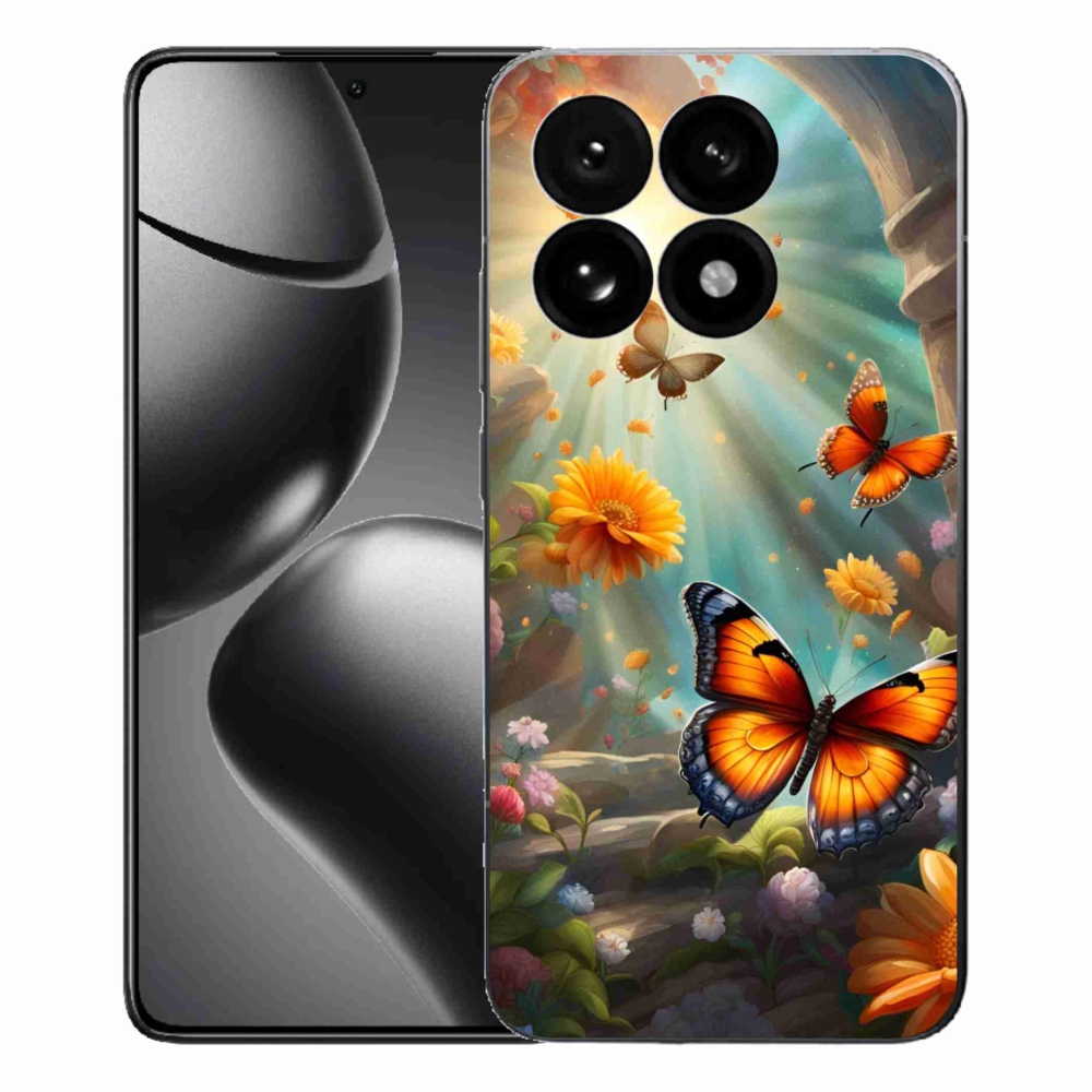 Gél borító mmCase a Xiaomi 15T-hez - pillangókert 2