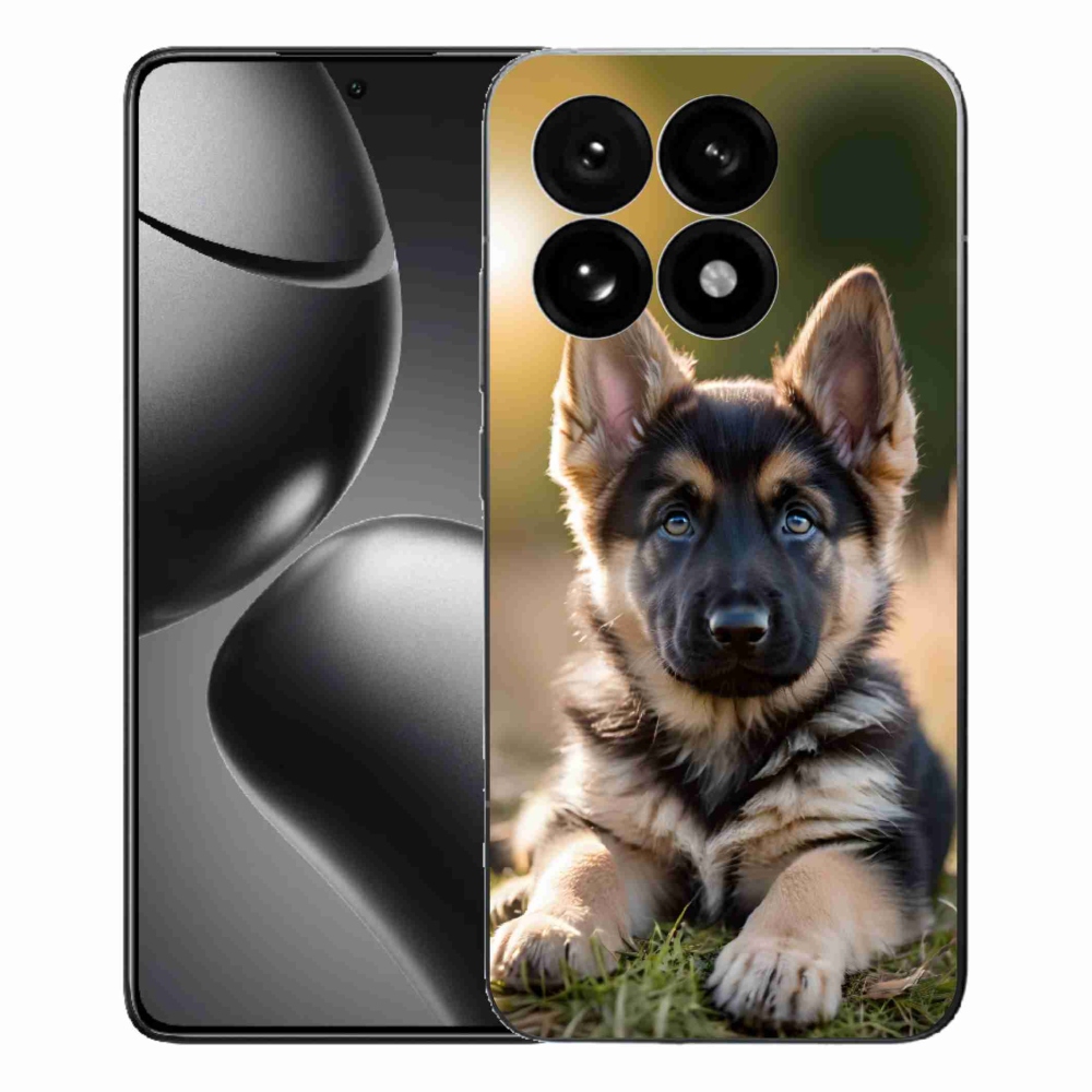 Gél borítás mmCase a Xiaomi 15T-hez - Német juhászkutya a természetben