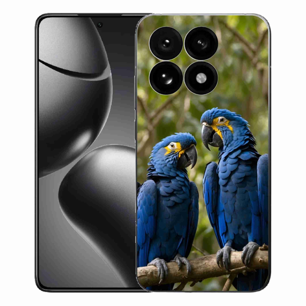 Gél borítás mmCase a Xiaomi 15T-hez - papagáj duo