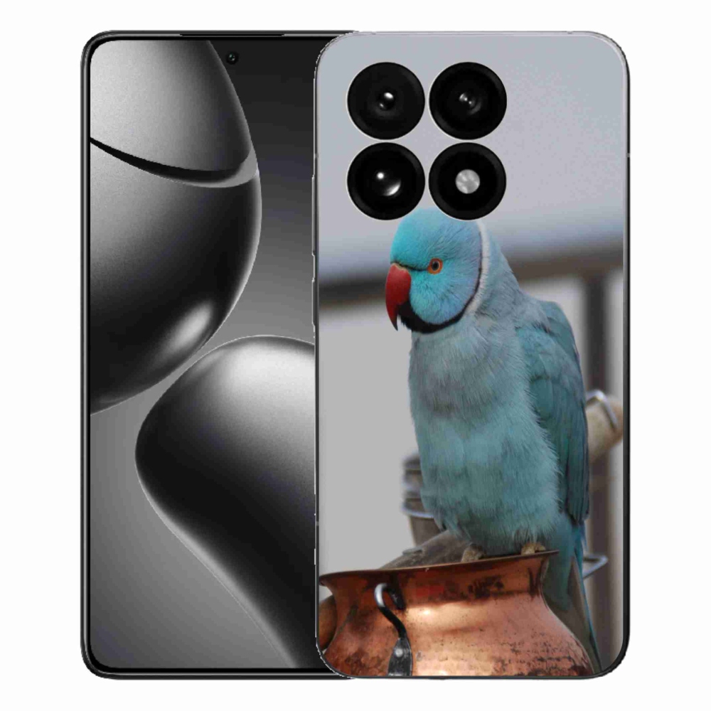 Gél borítás mmCase a Xiaomi 15T-hez - papagáj alexander kék