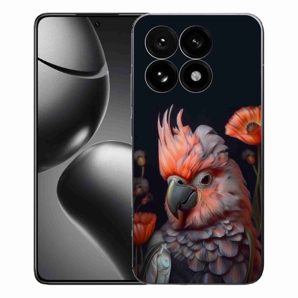 Gél borító mmCase a Xiaomi 15T-hez - papagáj kakadu színekben