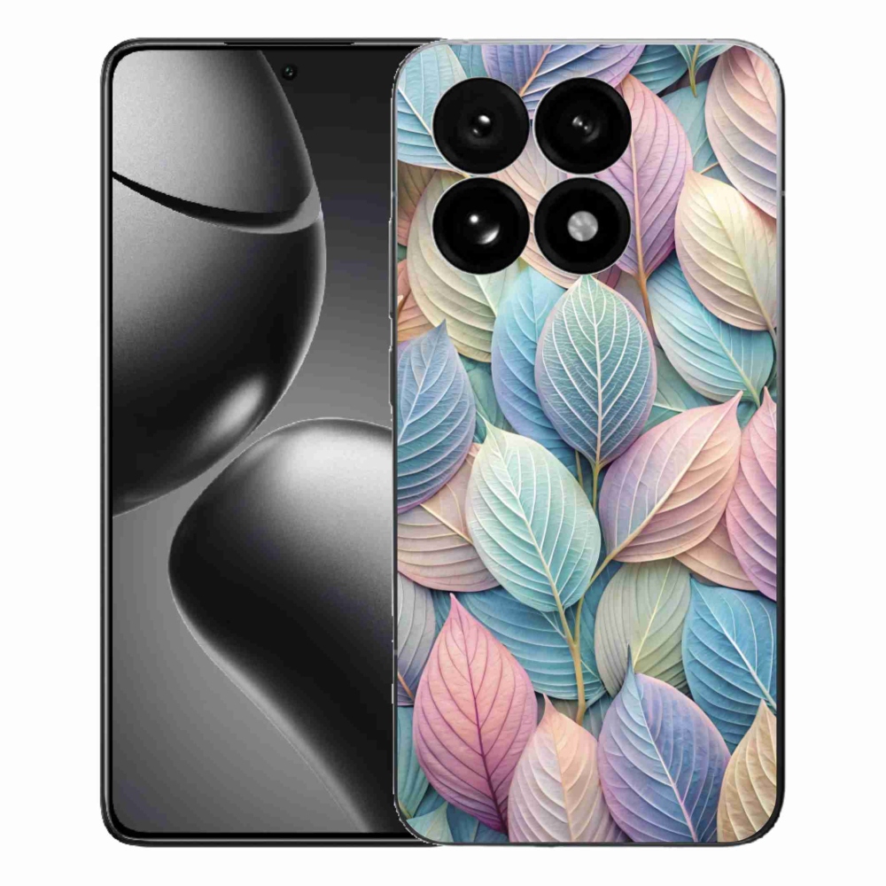 Gél borító mmCase a Xiaomi 15T-hez - pasztell levelek