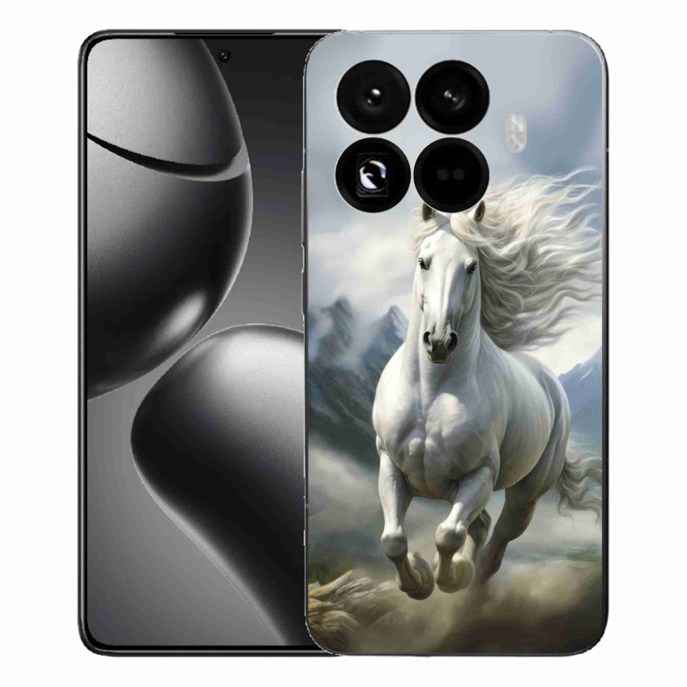 Gél borítás mmCase a Xiaomi 15T Pro - futó fehér ló 3