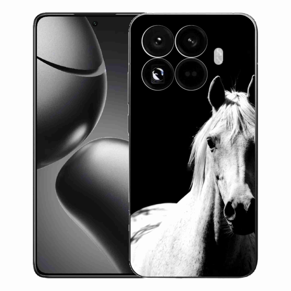 Gél borítás mmCase a Xiaomi 15T Pro számára - fehér ló 5