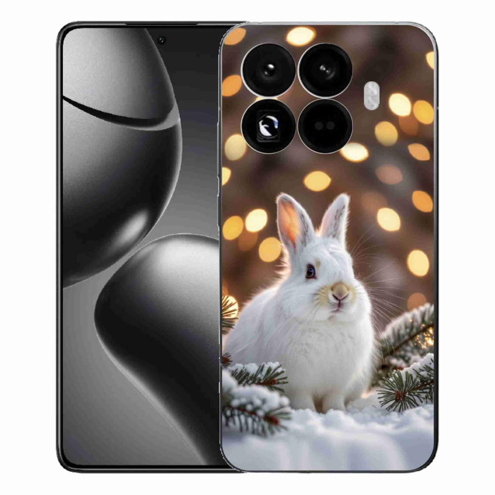 Gél borítás mmCase a Xiaomi 15T Pro számára - fehér nyúl