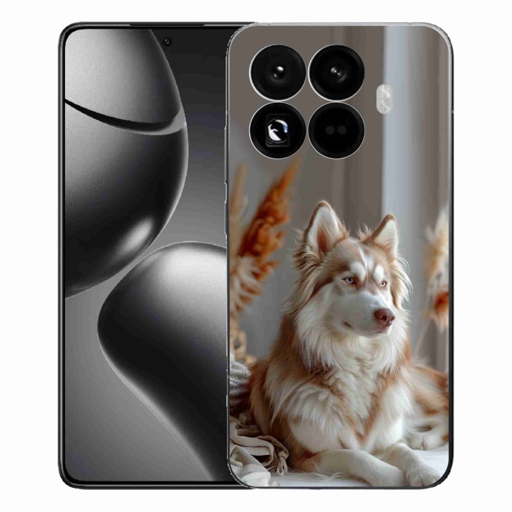 Gél borítás mmCase a Xiaomi 15T Pro számára - csendes szibériai husky