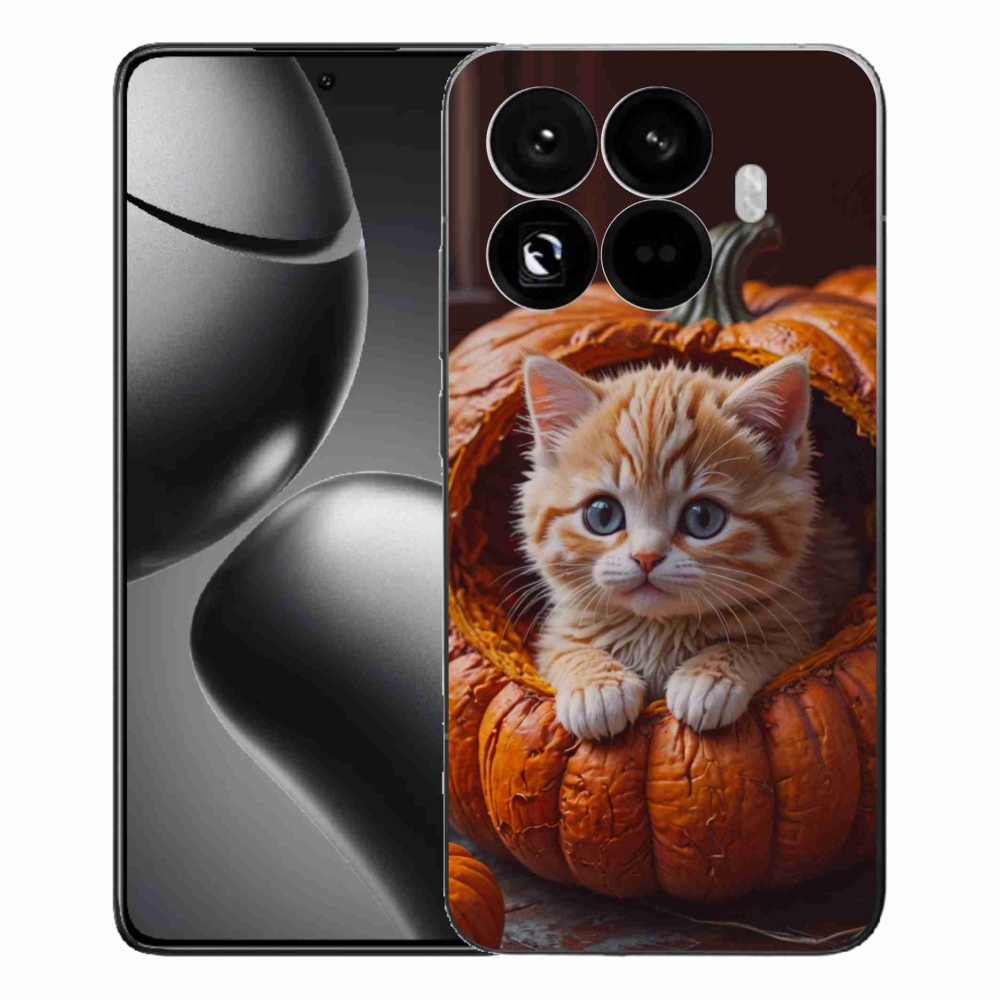 Gél borítás mmCase a Xiaomi 15T Pro számára - cica és tök 2