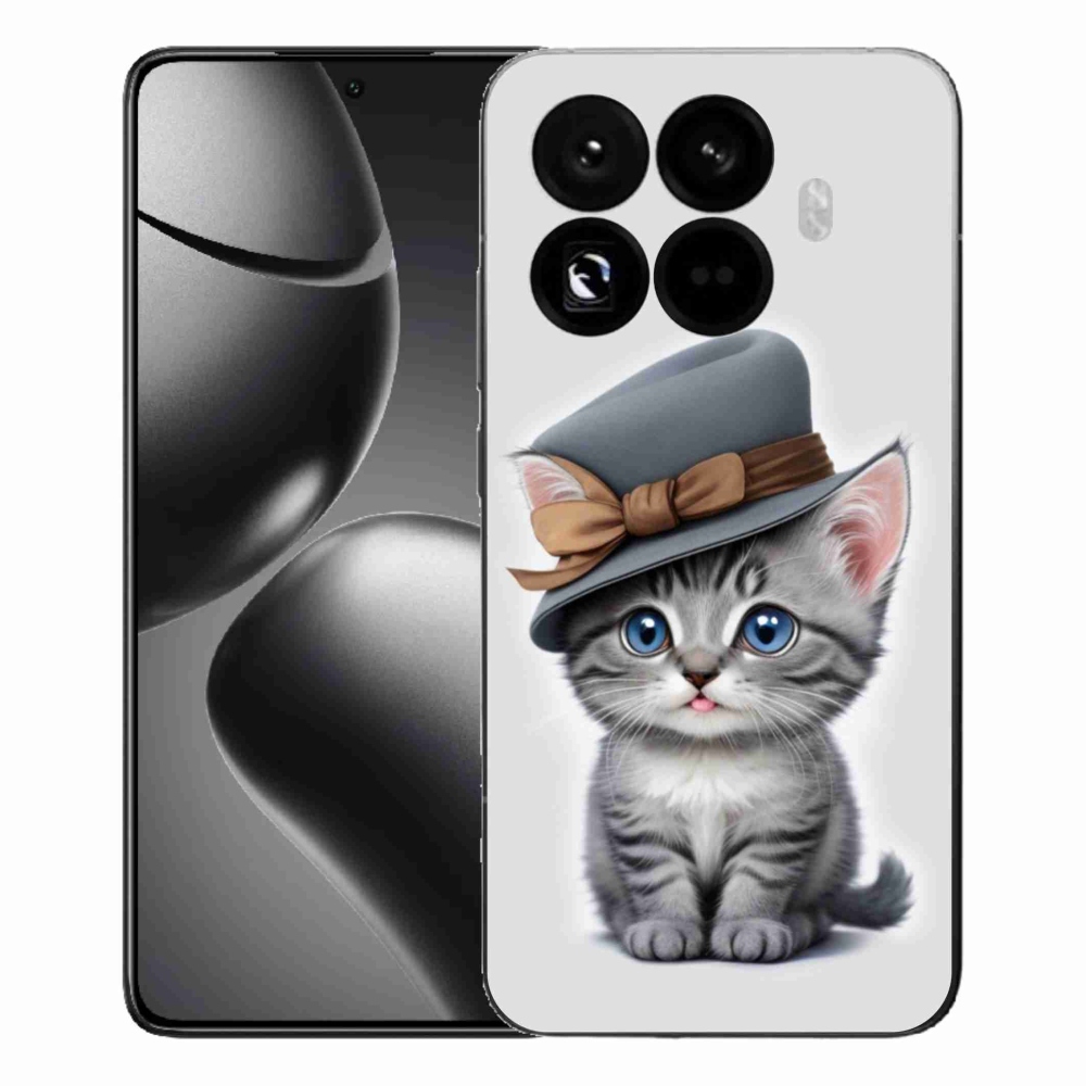 Gél borítás mmCase a Xiaomi 15T Pro számára - cica sapkával