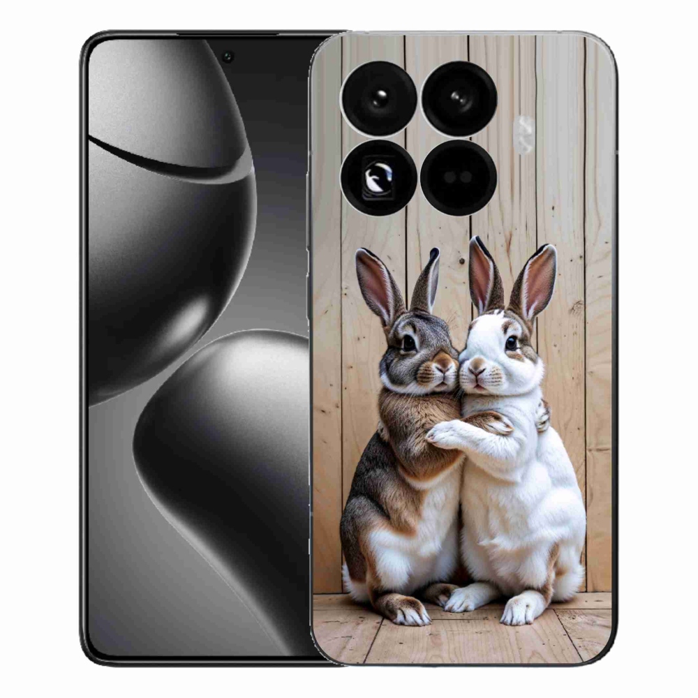 Zselés borítás mmCase a Xiaomi 15T Pro-hoz - nyúlpár