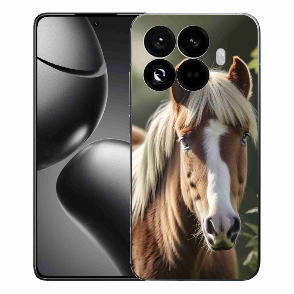 Gél borítás mmCase a Xiaomi 15T Pro számára - ló könnyű sörénnyel