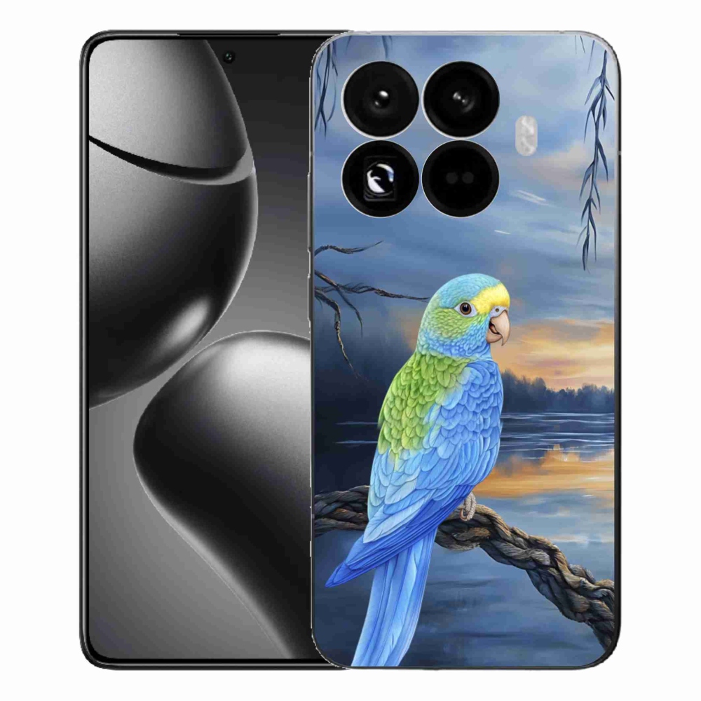 Gél borítás mmCase a Xiaomi 15T Pro számára - kék papagáj