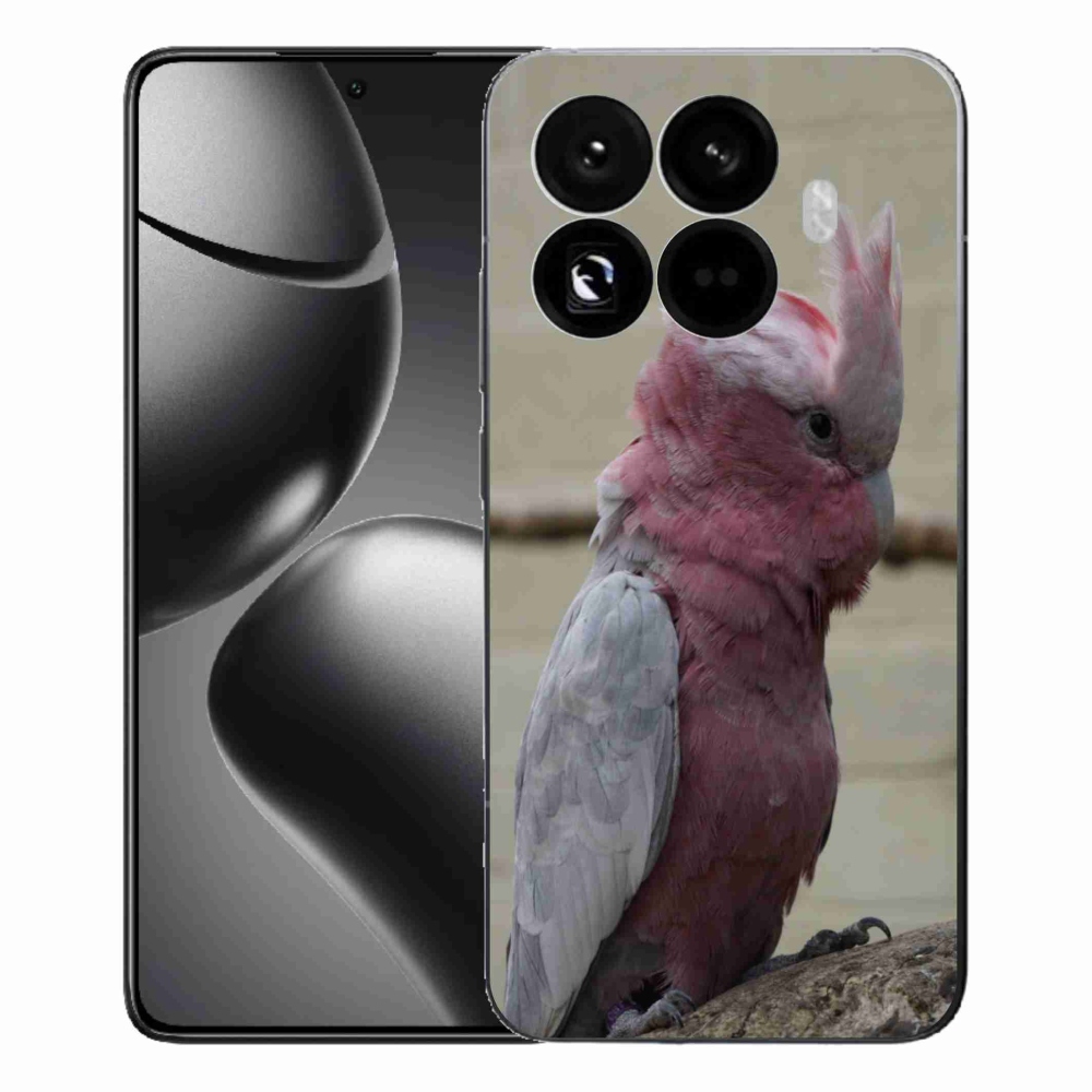 Gél borítás mmCase a Xiaomi 15T Pro számára - papagáj kakadu rózsaszínű