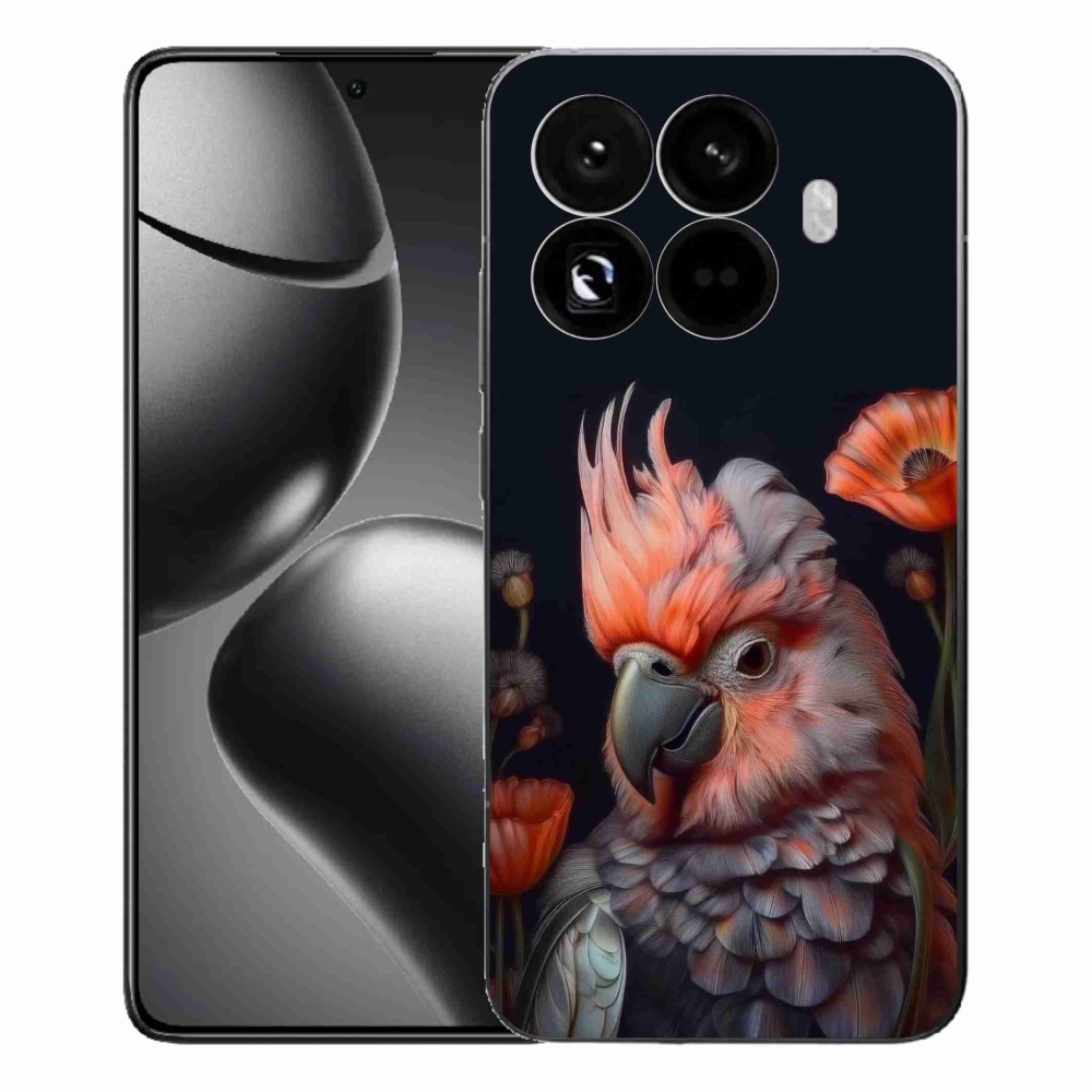 Gél borítás mmCase a Xiaomi 15T Pro számára - papagáj kakadu színekben