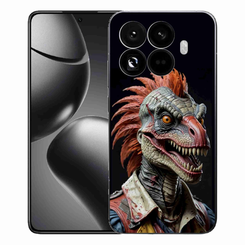 Gél borítás mmCase a Xiaomi 15T Pro számára - punk dinoszaurusz