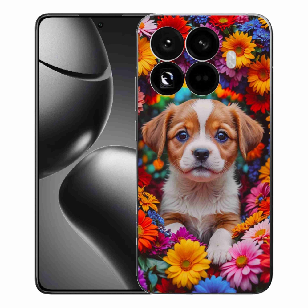 Gél borítás mmCase a Xiaomi 15T Pro számára - aranyos kiskutya