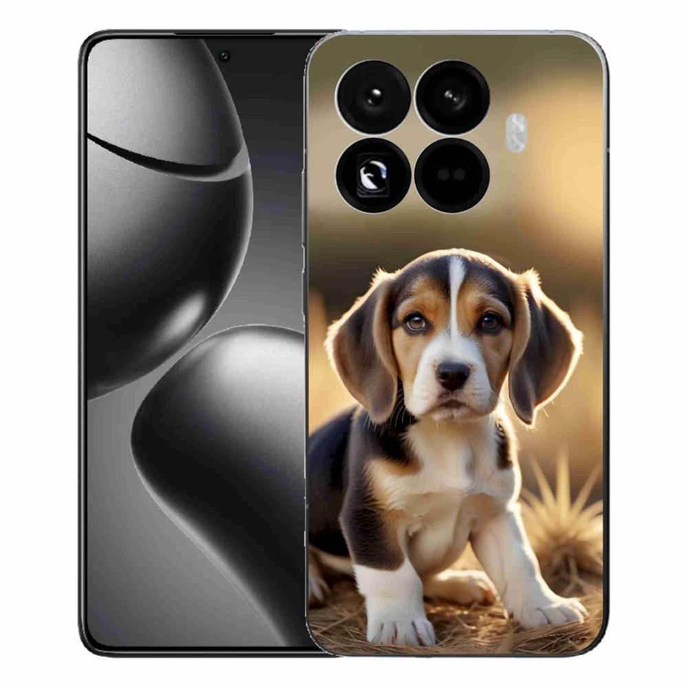 Gél borító mmCase a Xiaomi 15T Pro számára - aranyos beagle