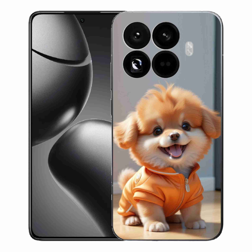 Gél borítás mmCase a Xiaomi 15T Pro számára - aranyos pomerániai pulóverben