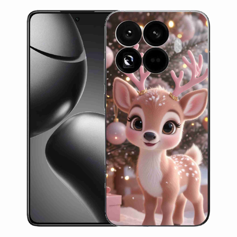 Gél borítás mmCase a Xiaomi 15T Pro számára - aranyos rénszarvas
