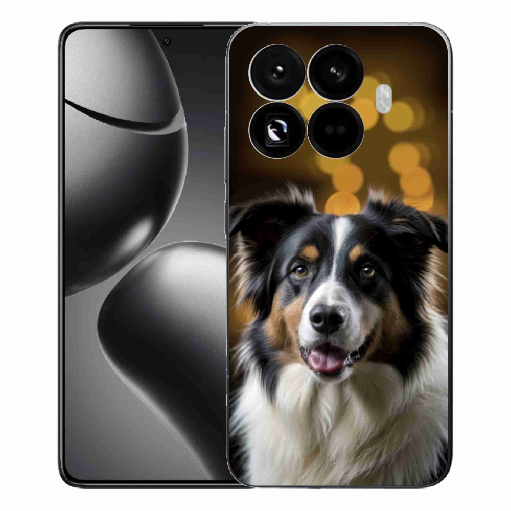 Gél borítás mmCase a Xiaomi 15T Pro számára - mosolygó ausztrál juhászkutya