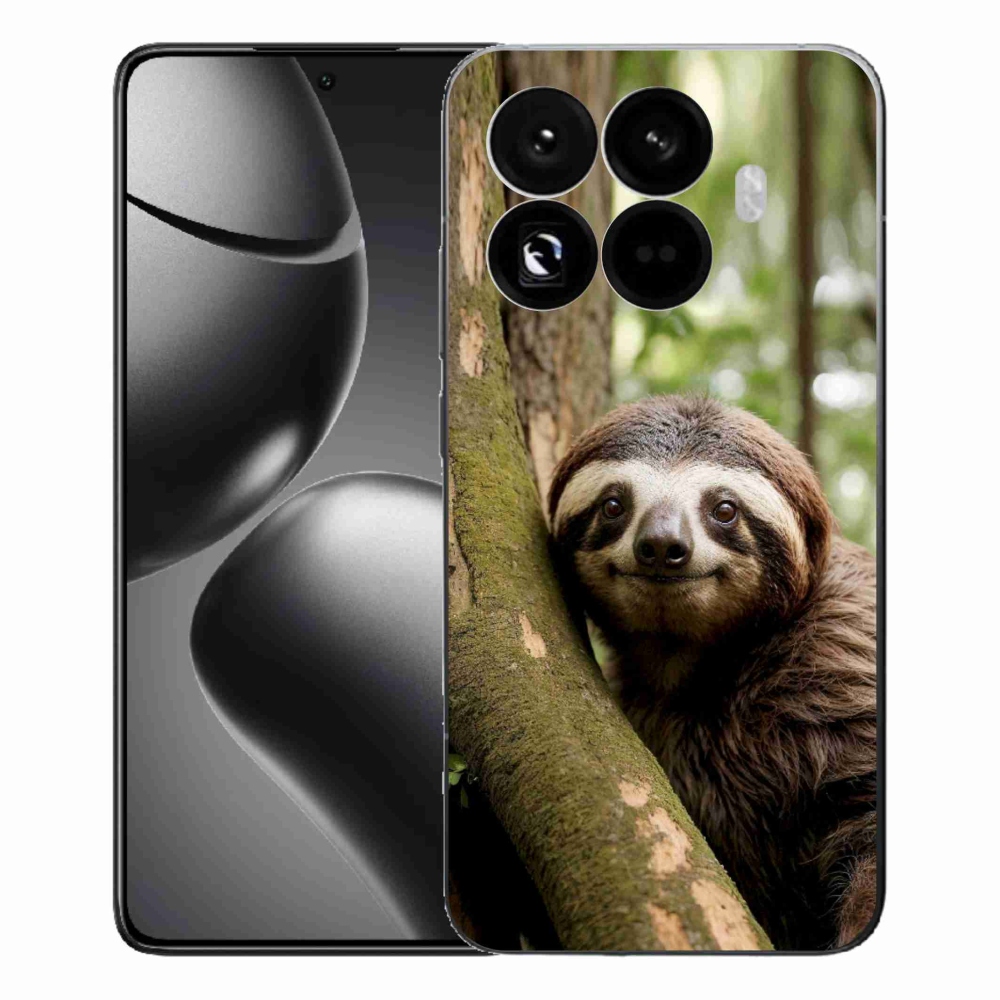 Gél borítás mmCase a Xiaomi 15T Pro számára - mosolygó lajhár