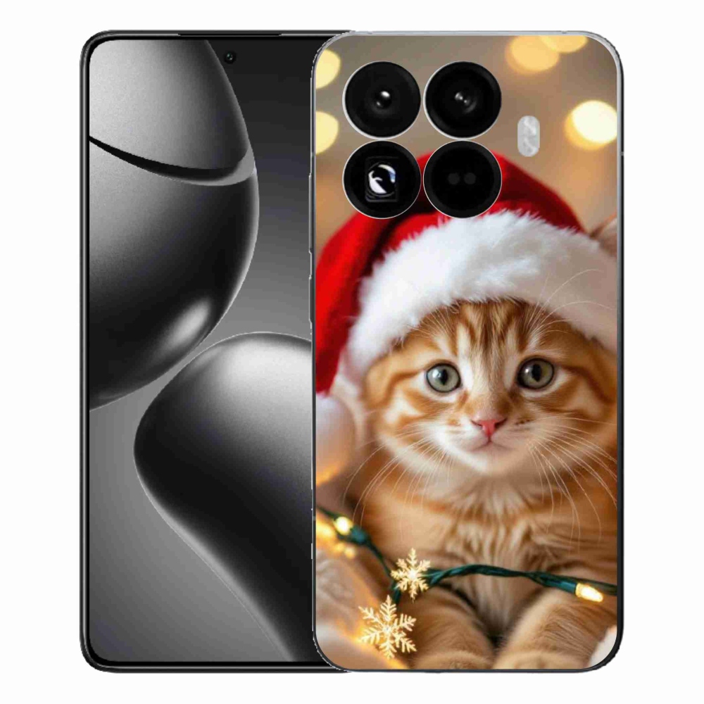 Gél borítás mmCase a Xiaomi 15T Pro számára - Karácsonyi cica