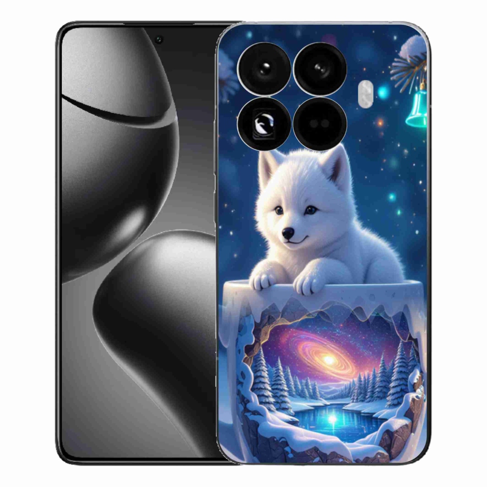 Gél borítás mmCase a Xiaomi 15T Pro számára - Karácsonyi kölyökkutya