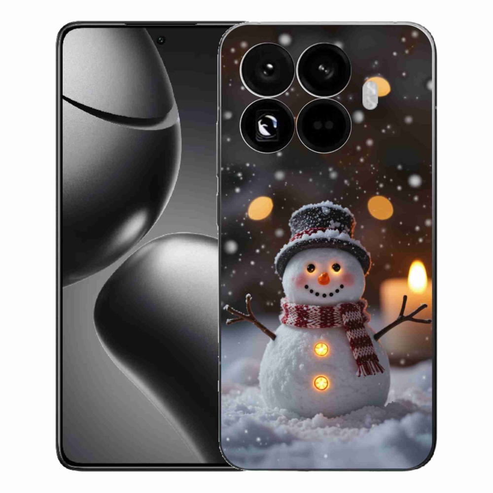 Gél borítás mmCase a Xiaomi 15T Pro számára - boldog hóember