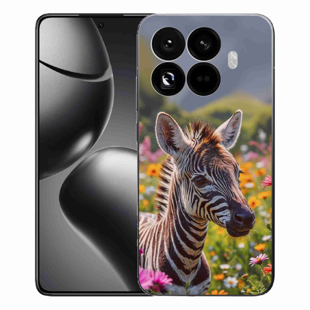 Gél borítás mmCase a Xiaomi 15T Pro számára - zebra a réten